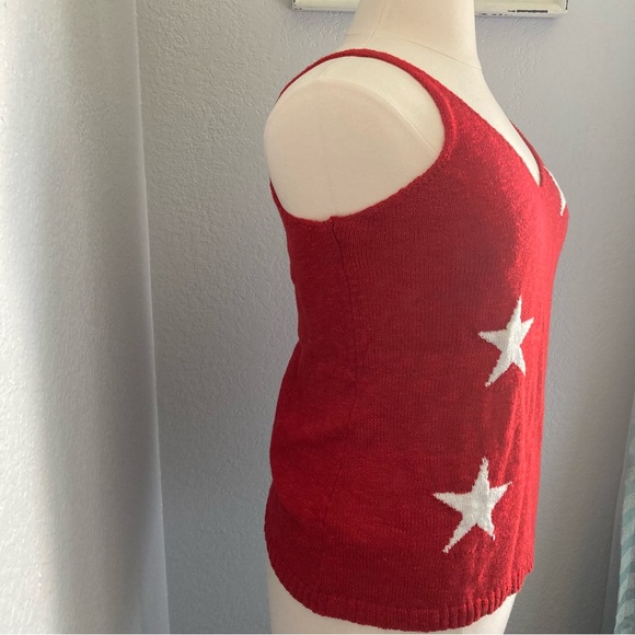 Maurices Star V Neck Sweater Tank Top - Picture 4 of 7